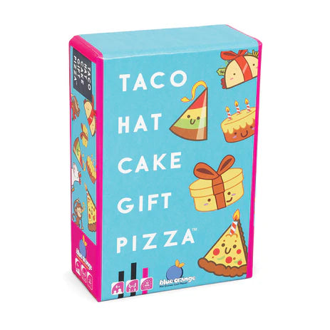 Taco, Hat, Cake, Gift, Pizza - Card Game