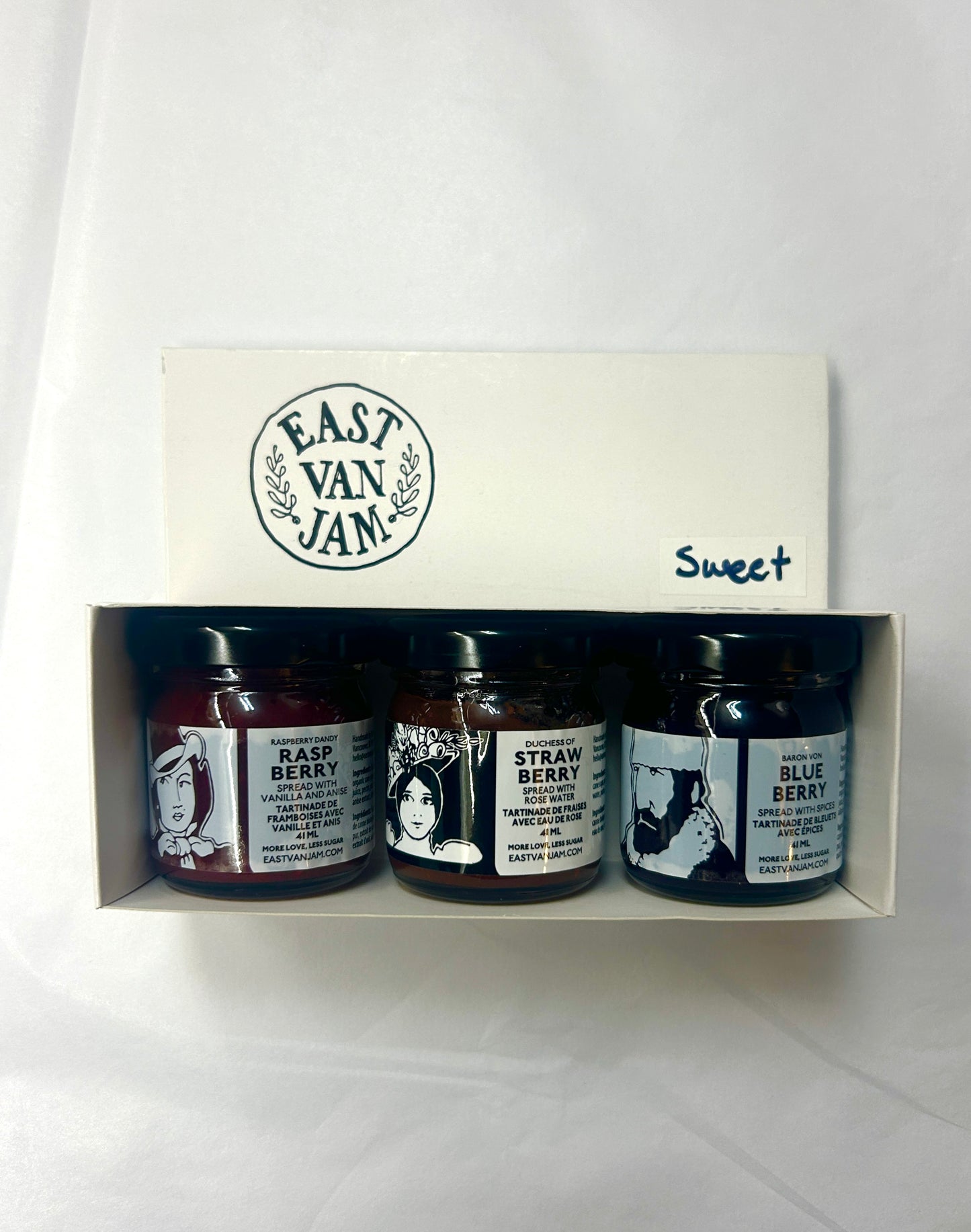 Mini Trio Sweet - 41 ml x 3 - Low Sugar - Handmade in BC