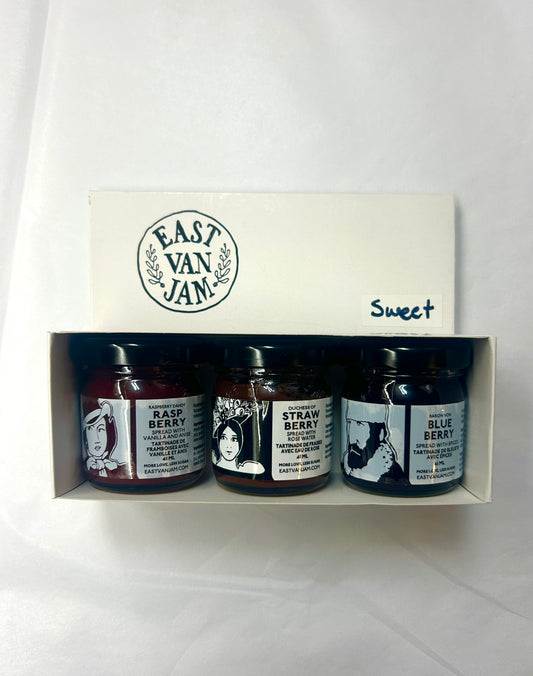 Mini Trio Sweet - 41 ml x 3 - Low Sugar - Handmade in BC