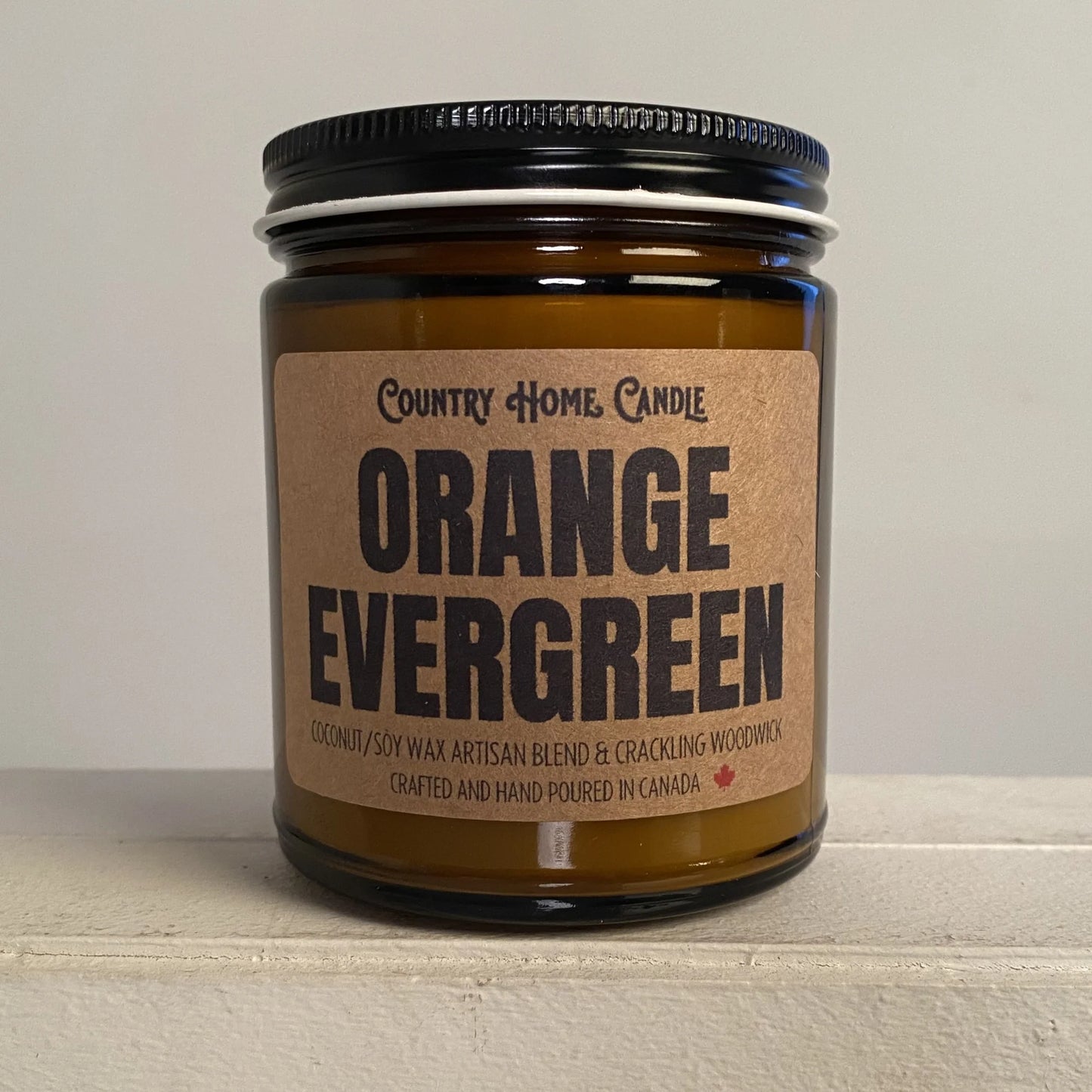 Wood Wick - Orange Evergreen - Country Home Candle