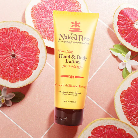 Hand & Body Lotion 6.7 oz - Grapefruit Blossom Honey - The Naked Bee