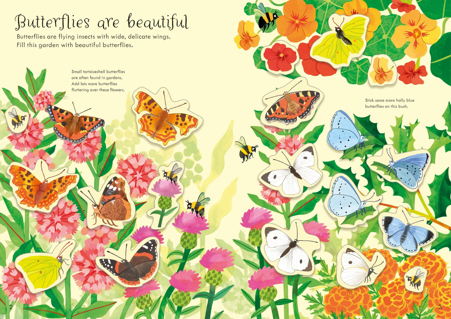 Little First Stickers - Butterflies - Usborne