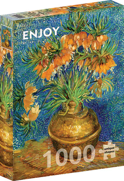 Van Gogh - Fritillaries in a Copper Vase - 1000 Piece - Enjoy Puzzle