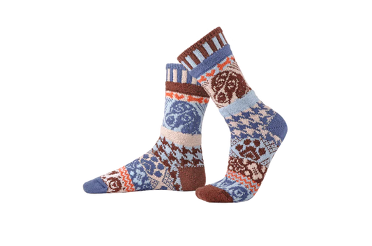 Dog - Large - Mismatched Crew Socks - Solmate Socks