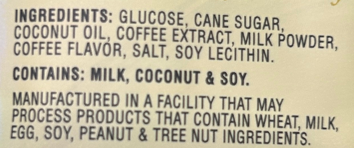 Cafe Latte Candy - 42 Pieces - 150 g.  - Bali's Best