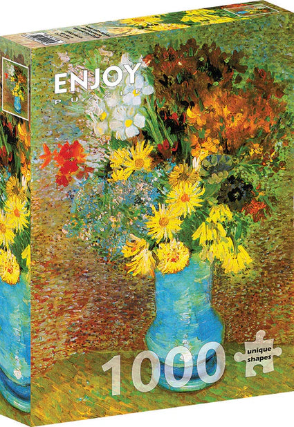 Van Gogh - Vase with Daisies and Anemones - 1000 Piece - Enjoy Puzzle