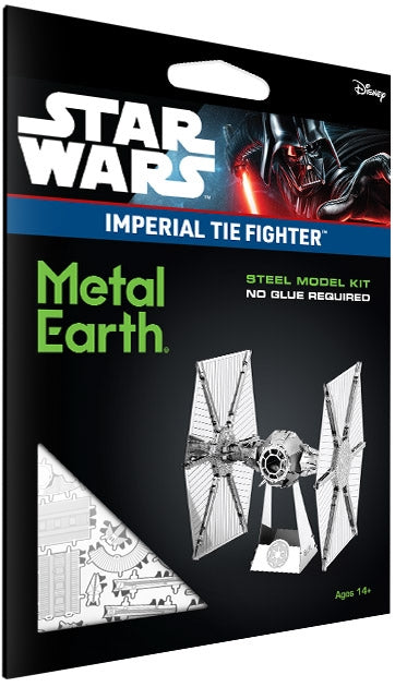 Metal Earth - Imperial Tie Fighter - Stars Wars - Steel Model Kit - 2 Sheet Model