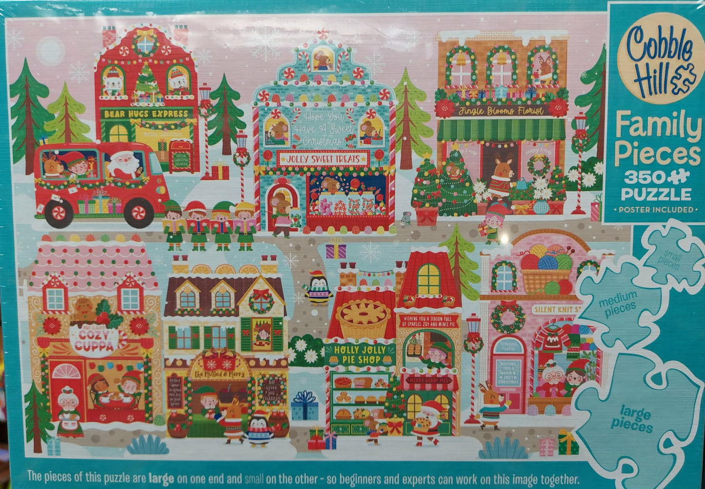 Tinsel Town - Family Pieces - 350 Piece Cobble Hill Puzzle