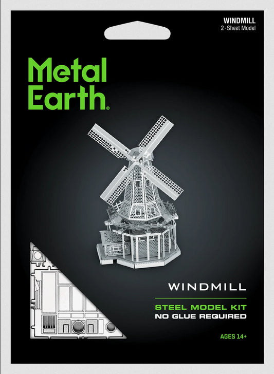 Metal Earth - Windmill - Steel Model Kit - 2 Sheet Model