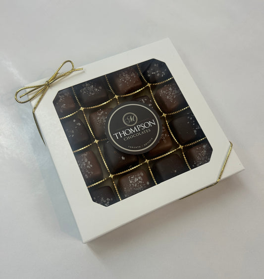 Sea Salt Caramels - Milk and Dark Chocolate - 225g - M. Thompson