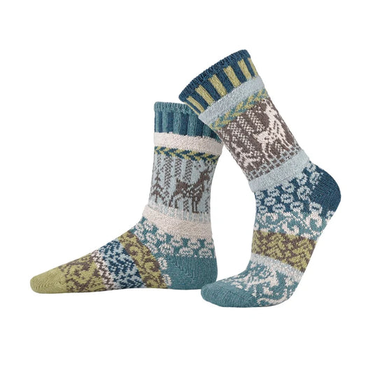 Goat - Small - Mismatched Crew Socks - Solmate Socks