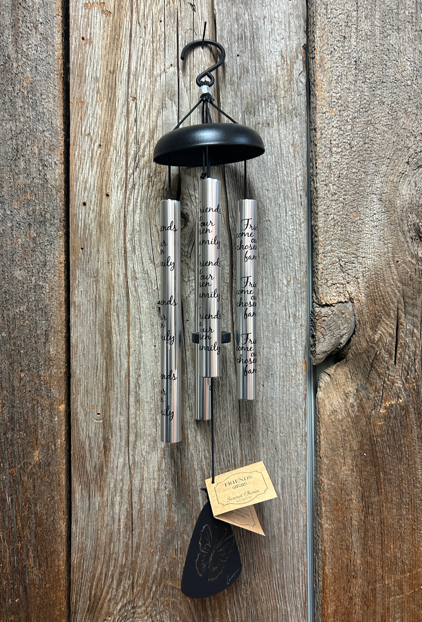 Chime - 21" - Friendship  Wording - Butterfly on Sail