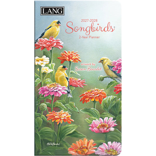 Lang Two Year Pocket Planner - Songbirds - Susan Bourdet