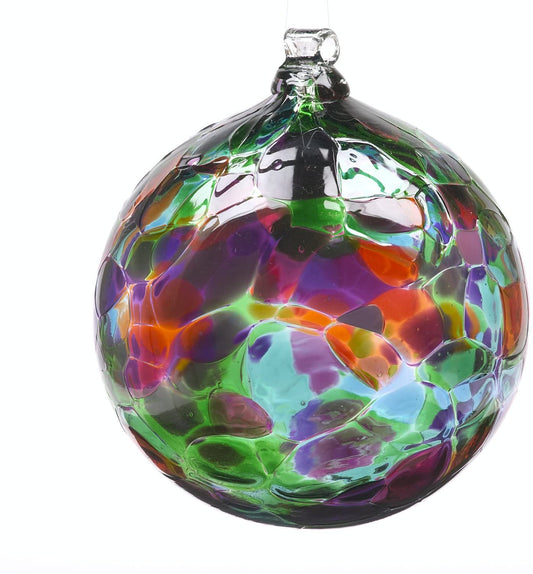 2" Calico Friendship Ball - Garden Multi - Canadian Blown Glass