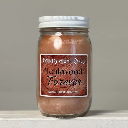 Teakwood Forever - Small Jar - Country Home Candle