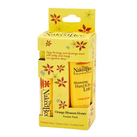 Pocket Pack Gift Set - Orange Blossom Honey - The Naked Bee