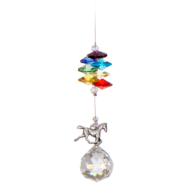 Pewter Charm - Horse - Canadian Handmade Rainbow Maker