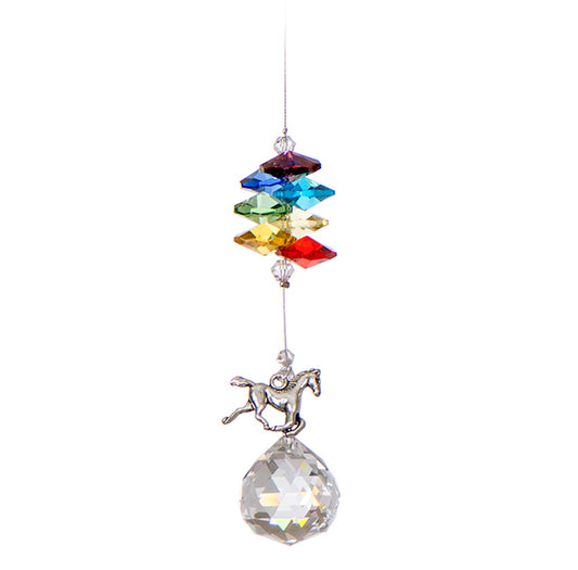 Pewter Charm - Horse - Canadian Handmade Rainbow Maker