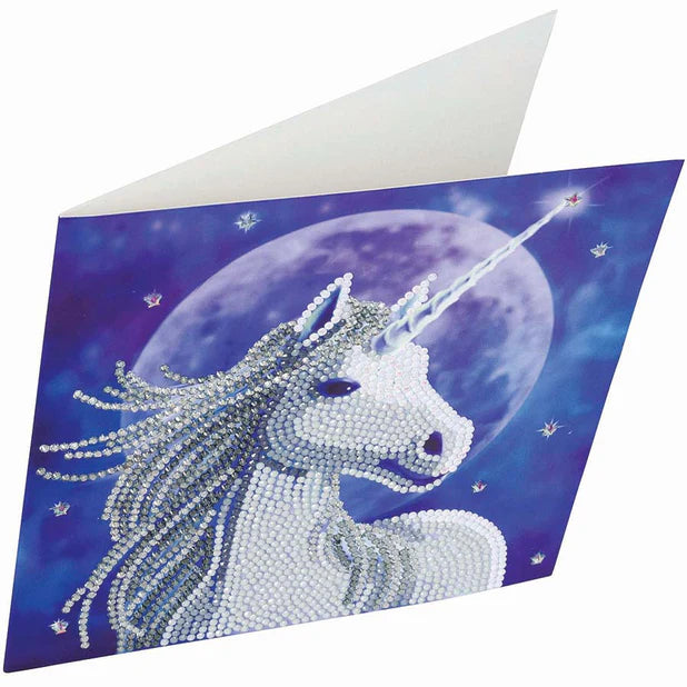 Crystal Art Card Kit - Starlight - Unicorn - Craft Kit