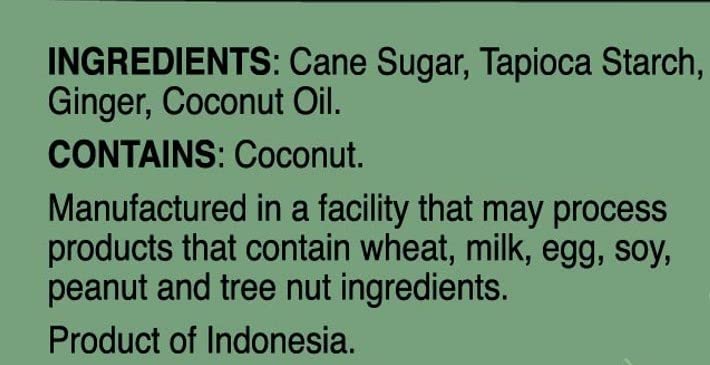 Ginger Chews - Original - 144 g. - Bali's Best