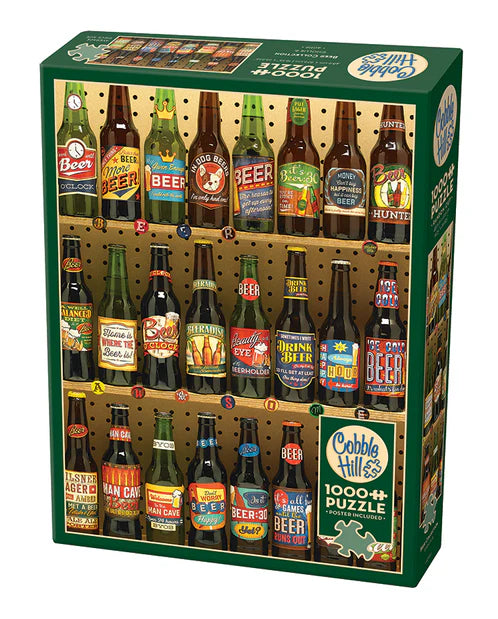Beer Collection - 1000 Piece Cobble Hill Puzzle