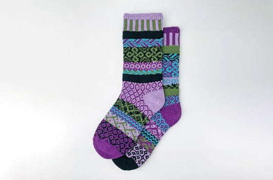 La Seine - Large - Mismatched Crew Socks - Solmate Socks