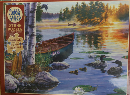 Morning on the Lake - Easy Handling - 275 piece Cobble Hill Puzzle