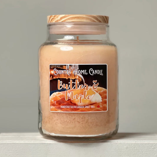 Butter & Maple - Large Jar - Country Home Candle