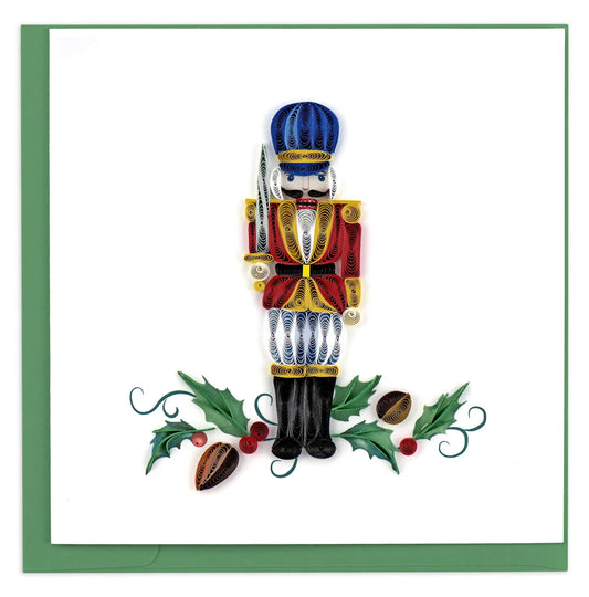 Quilling Card - Nutcracker - handcrafted - Blank inside