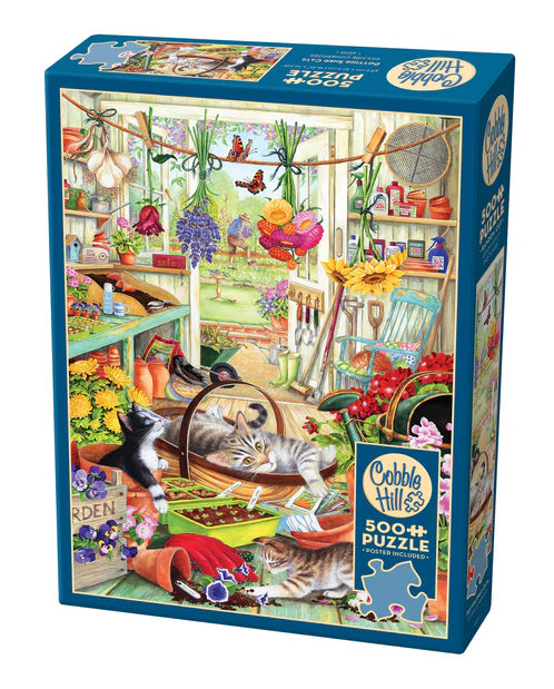 Potting Shed Cats - 500 Piece - Cobble Hill Puzzle