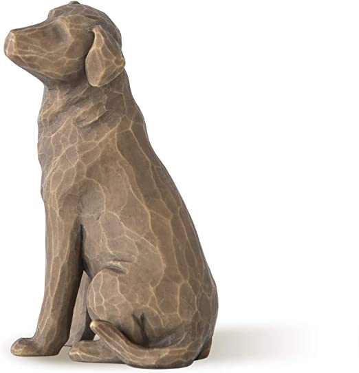 Willow Tree: Love My Dog - Dark Brown Dog