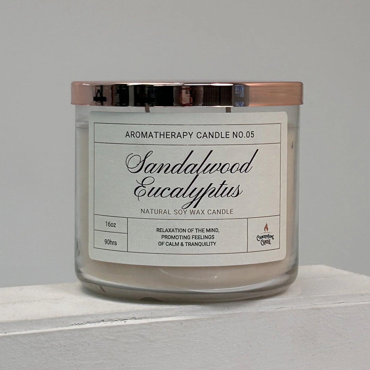 Aromatherapy Two Wick Canlde - Sandalwood Eucalyptus - Country Home Candle