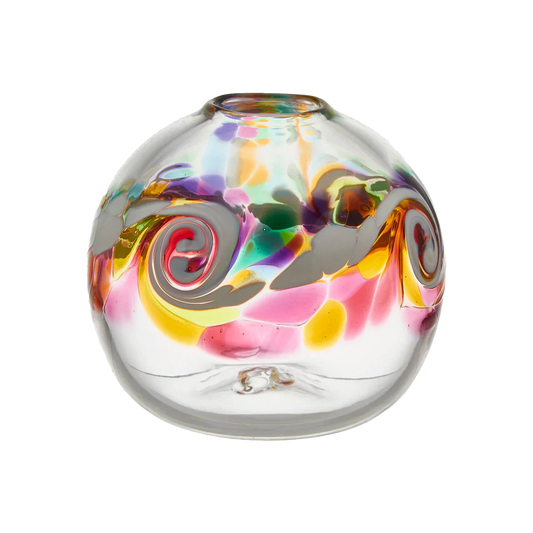 Vase - 7 " - Desert Flower - Canadian Blown Glass