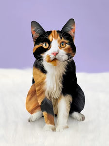 Pop up Cat Card - Calico Cat - Fresh Cut
