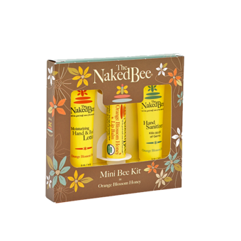 Mini Bee Kit - lotion, sanitizer and lip balm - Orange Blossom Honey
