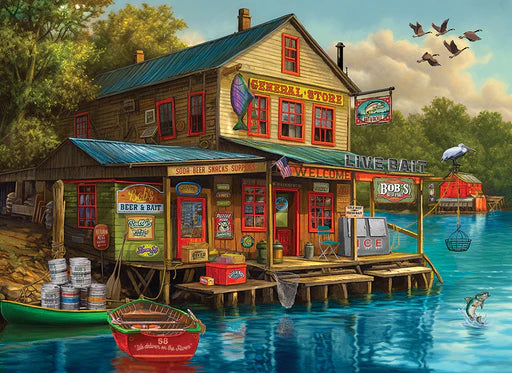 Bob's Beer and Bait - 1000 Piece Cobble Hill Puzzle