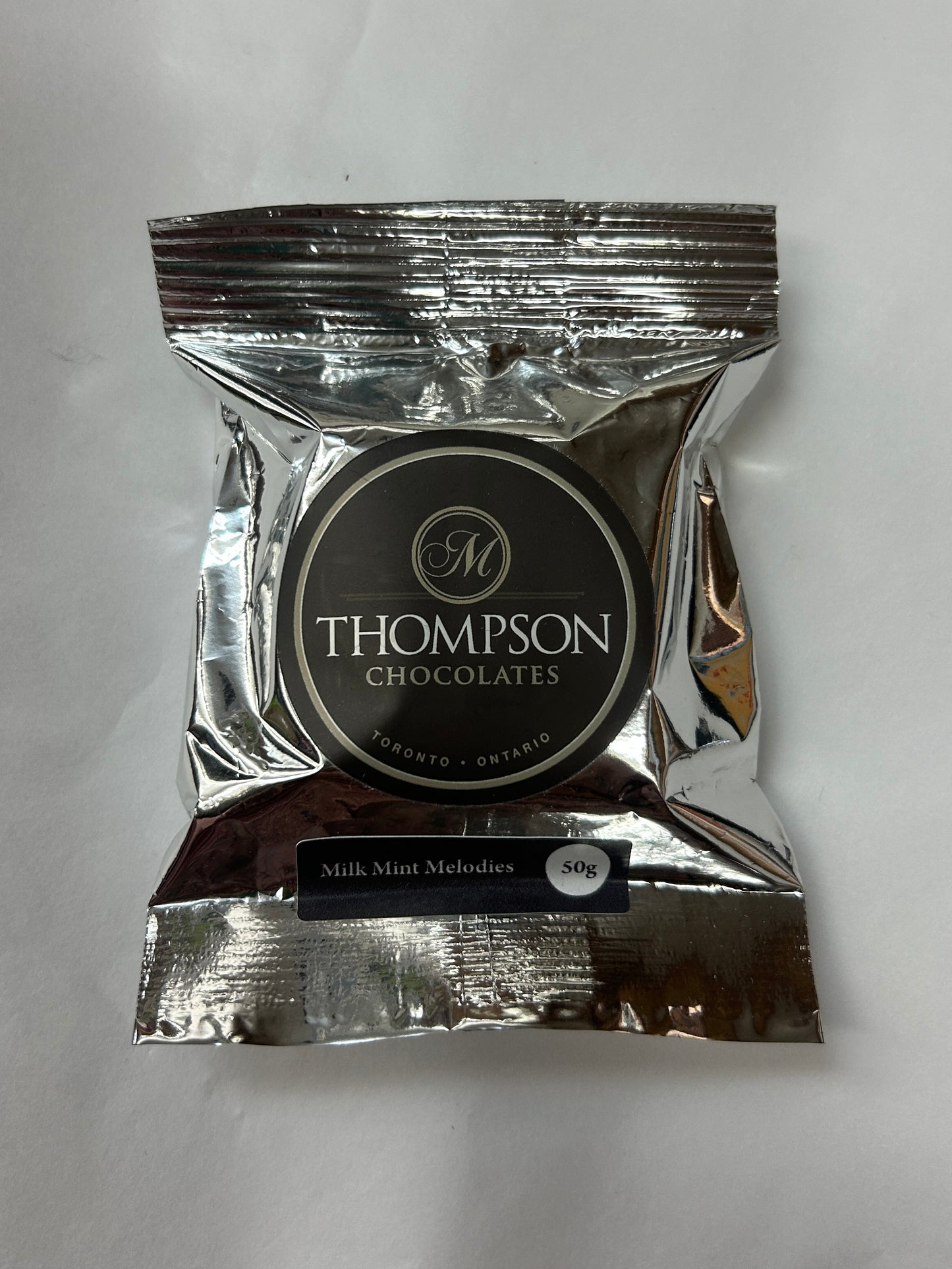Mega Milk Mint Melodies - 50g Single Bar - M. Thompson