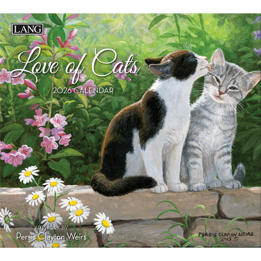 Lang Calendar - Love of Cats - Persis Clayton Weirs