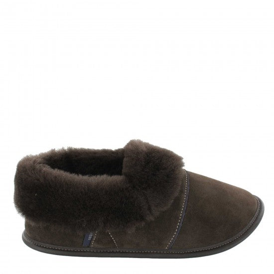 Mens Low-cut - 10.5/11.5  Brown / Brown Fur: Garneau Slippers