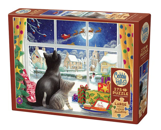 Waiting for St. Nick - 275 Piece - Easy Handling - Cobble Hill Puzzle