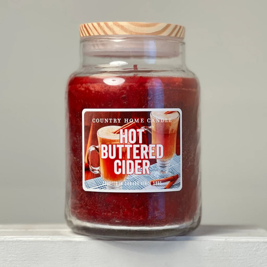 Hot Buttered Cider - Large Jar - Country Home Candle