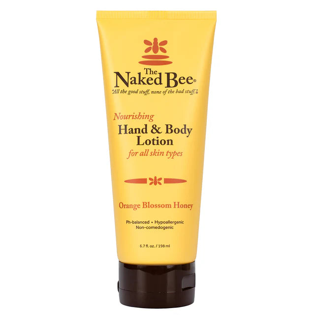 Hand & Body Lotion 6.7 oz - Orange Blossom Honey - The Naked Bee