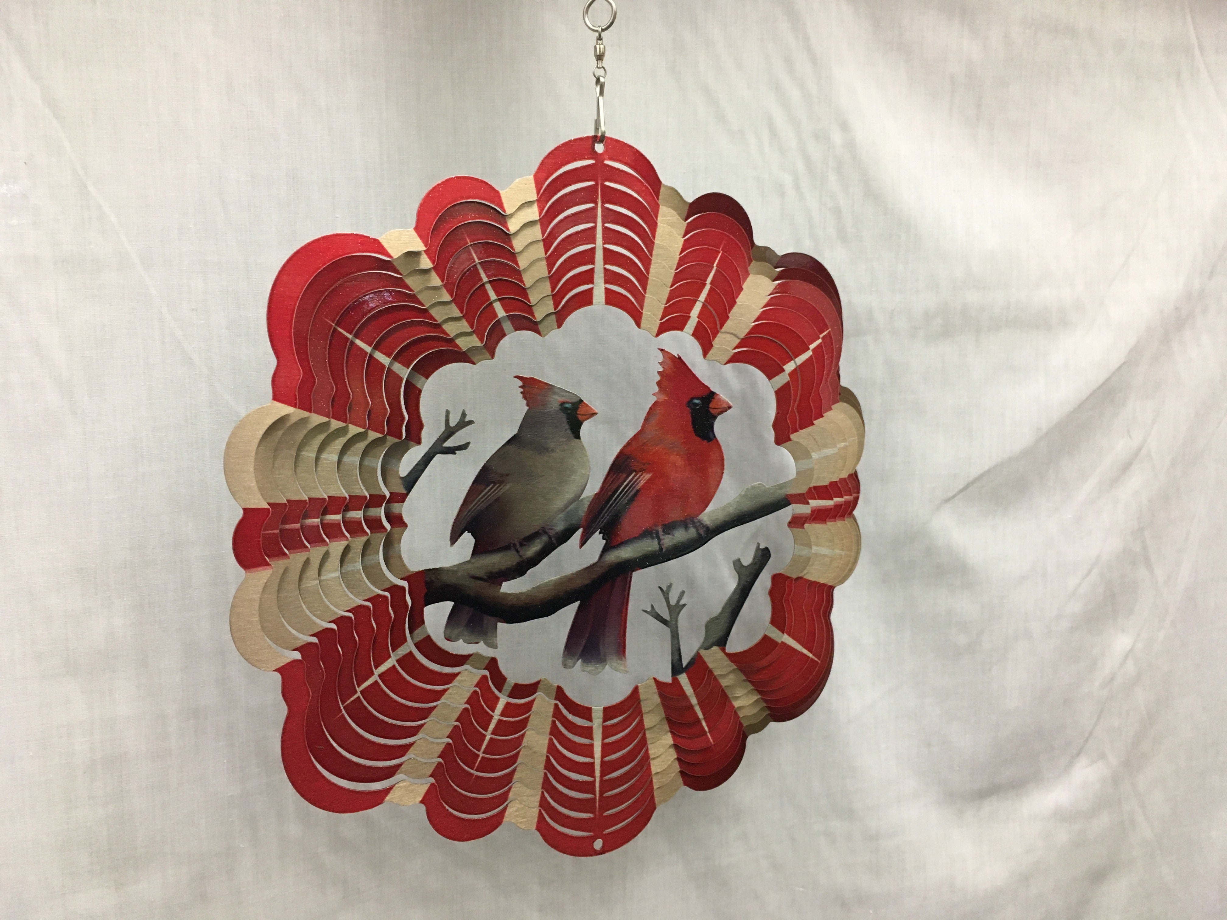 Cardinals Large - Wind Spinner – Patina's of Ingersoll