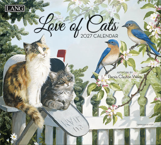 Lang Calendar - Love of Cats - Persis Clayton Weirs