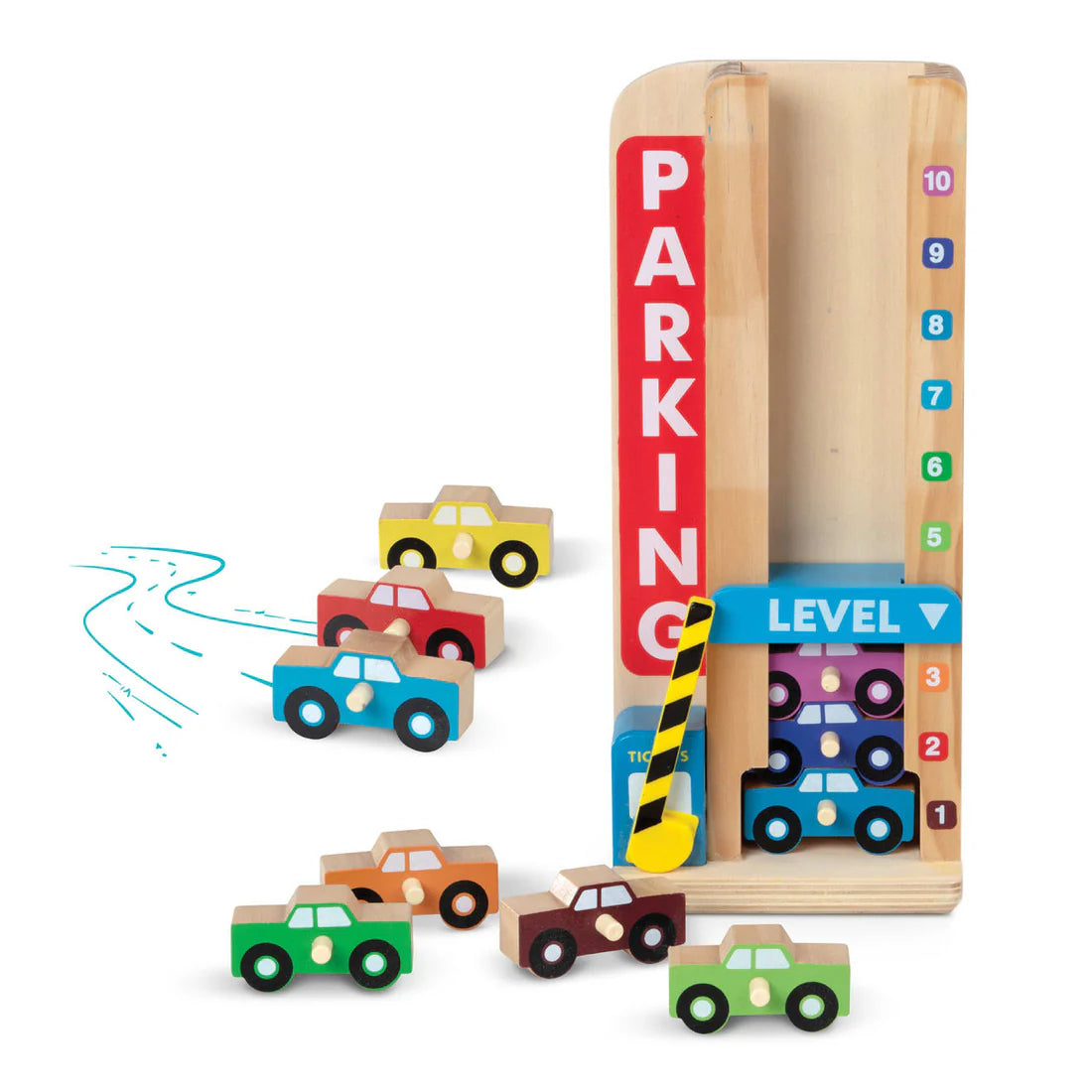 Stack & Count Parking Garage - Melissa & Doug