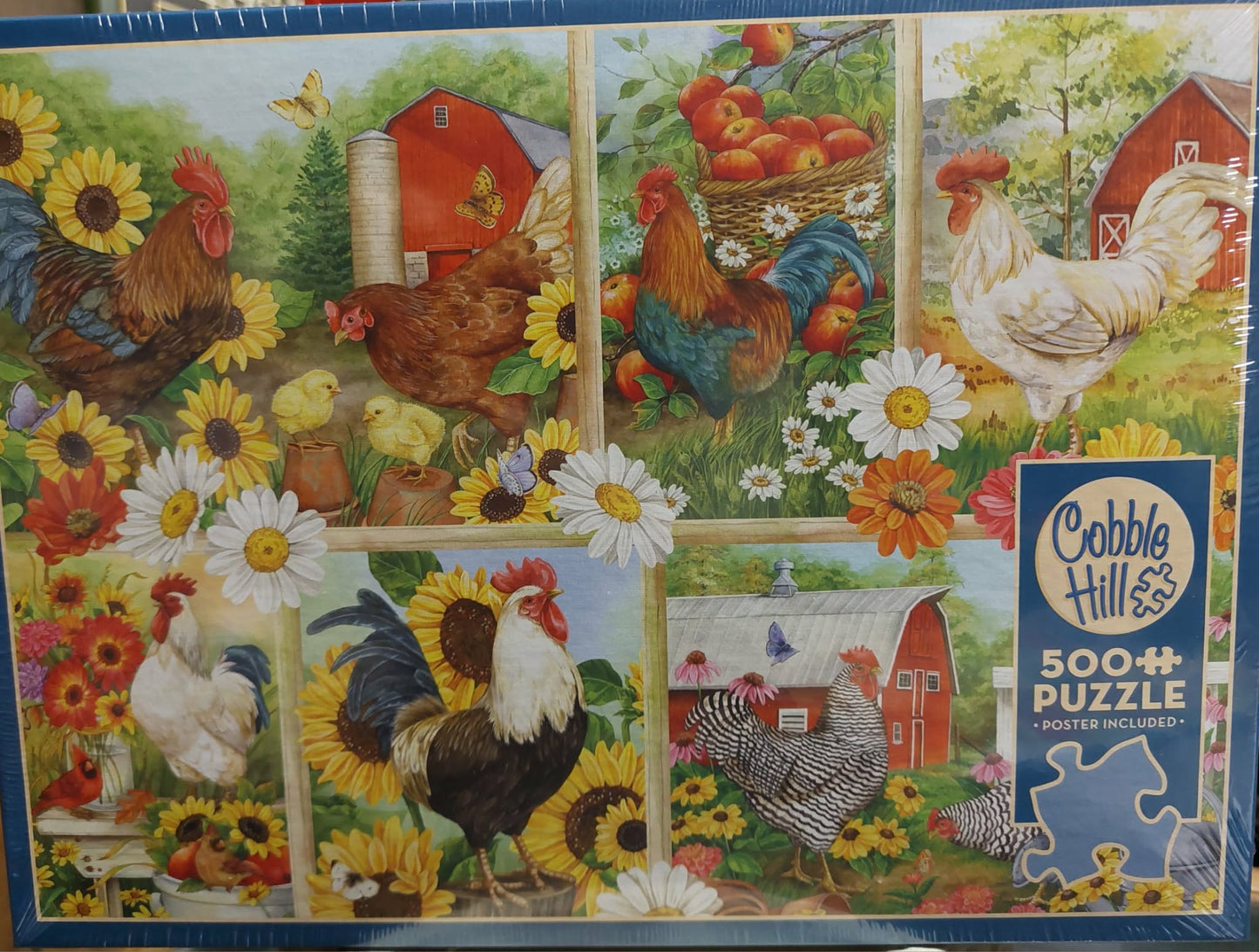 Cockadoodledo - 500 Piece Cobble Hill Puzzle