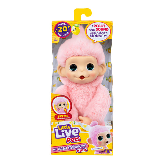 My Baby Monkey Mini - Luna Lemon - Little Live Pets