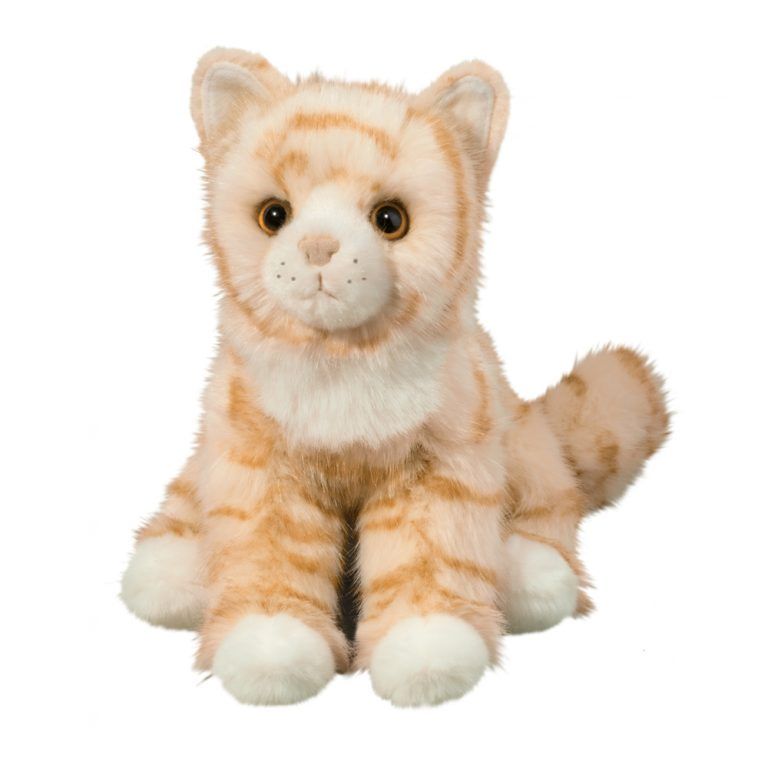 Adele - Yellow Striped Cat - 12 inch - Douglas Plush