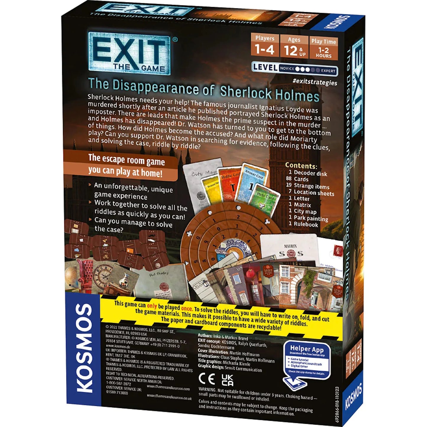 Exit - The Disappearance of Sherlock Holmes - Level 3