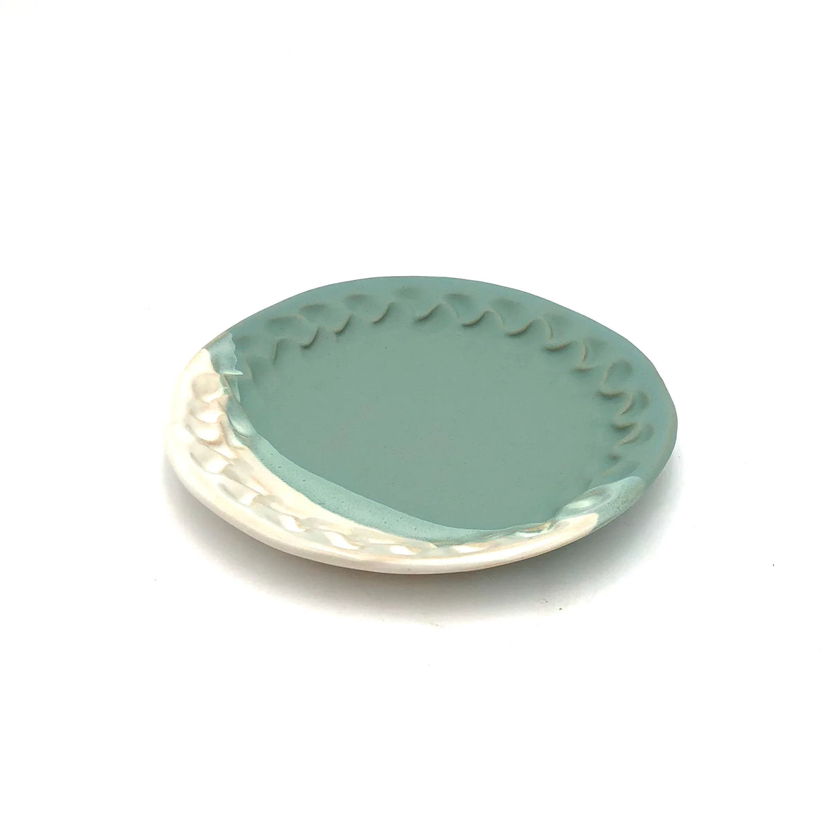 Appetizer Plate - Robin's Egg - Hilborn Pottery